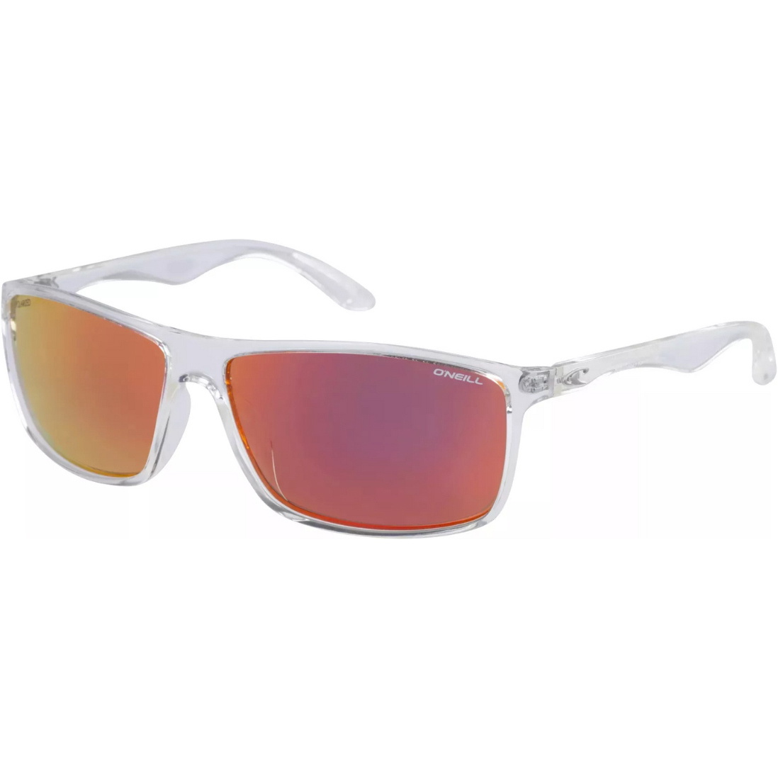 2026 O'Neill Mens Sunglasses 9004 ONS-9004-2.0-113P - Gloss Crystal / Red Mirror